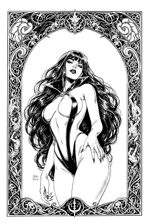 Vampirella Paradise #1 CVR R CVR R INC 1:5 JOSEPHINE TOMARCHIO LINE ART VIRGIN cover