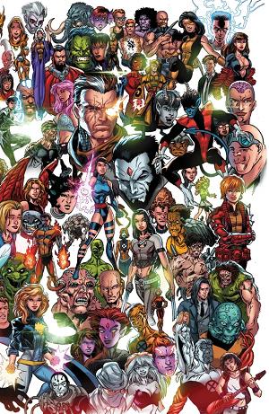 Fallen Angels #1 Mark Bagley 'Every Mutant Ever' Connecting cover
