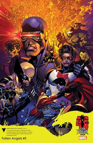 Fallen Angels #5 Scott Williams 'Dark Phoenix Saga 40th Anniversary' cover