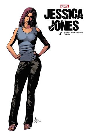 Jessica Jones #1 Deodato Teaser Variant cover