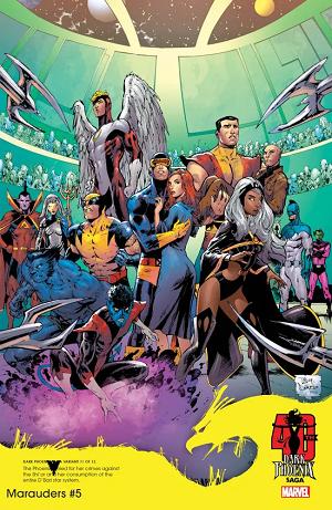 Marauders #5 Tony S. Daniel 'Dark Phoenix Saga 11 of 12' cover