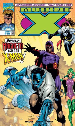Mutant X #10 cover