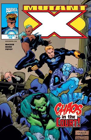 Mutant X #6  cover