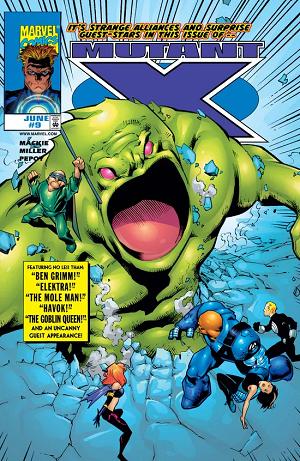 Mutant X #9 cover