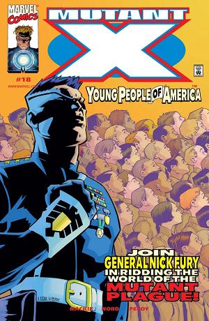 Mutant X #18 cover