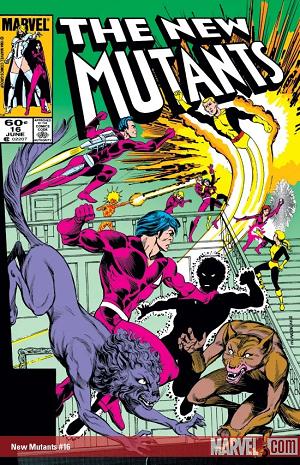 New Mutants #16  cover