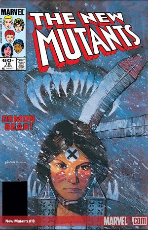 New Mutants #18  cover