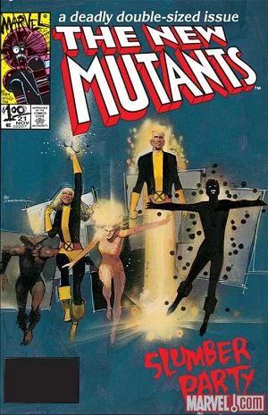 New Mutants #21  cover