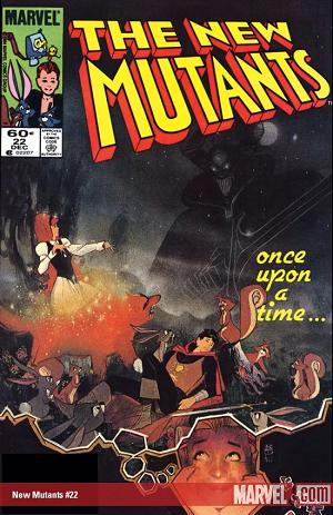 New Mutants #22  cover