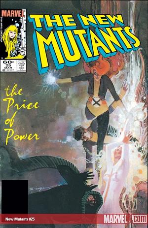 New Mutants #25  cover