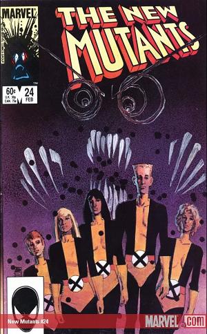 New Mutants #24  cover