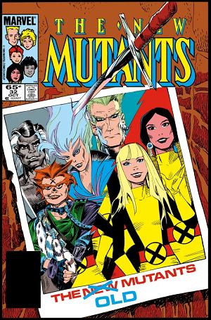 New Mutants #32 cover