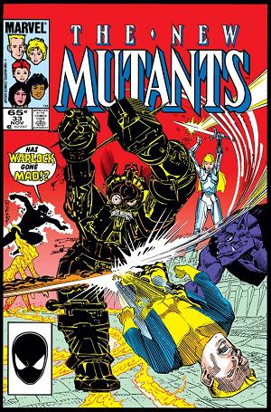 New Mutants #33 cover