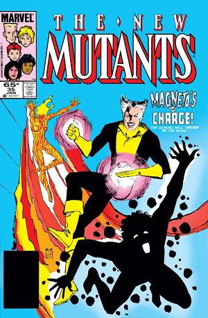 New Mutants #35  cover