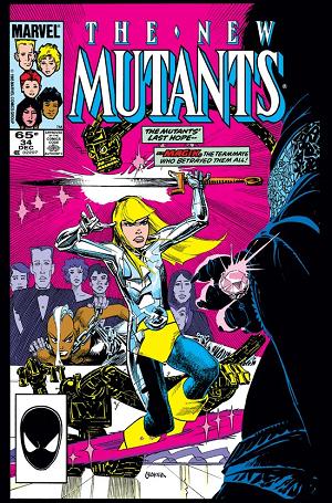 New Mutants #34 cover