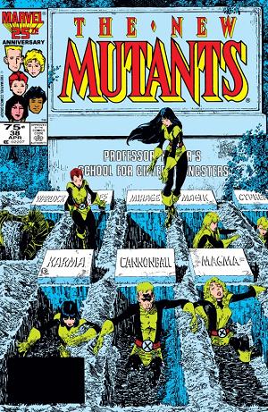 New Mutants #38  cover