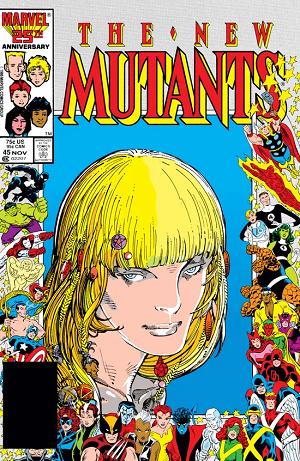 New Mutants #45  cover