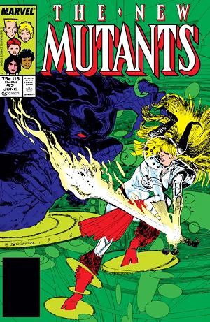 New Mutants #52  cover