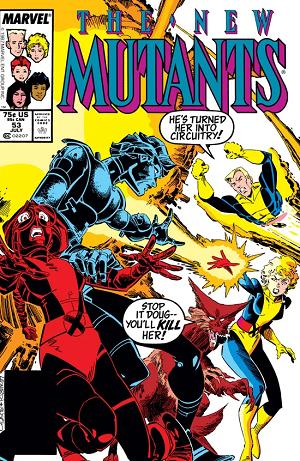 New Mutants #53  cover