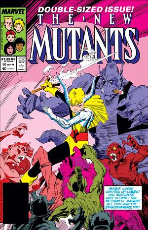 New Mutants #50  cover
