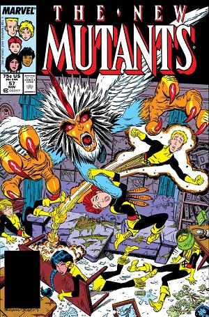 New Mutants #57  cover