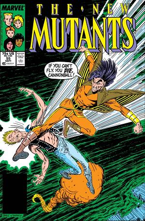 New Mutants #55  cover