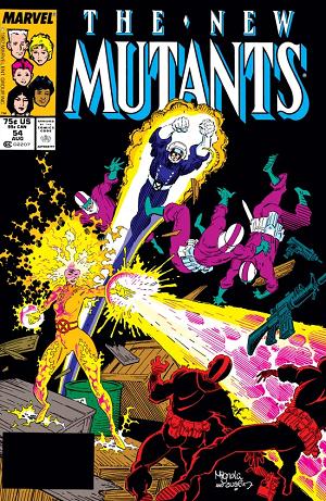 New Mutants #54  cover