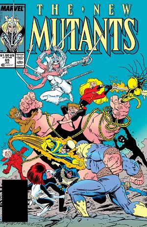 New Mutants #65 cover