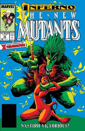 New Mutants #72  cover