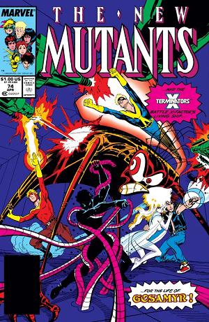 New Mutants #74  cover
