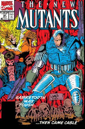 New Mutants #91 cover