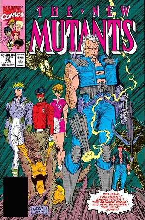 New Mutants #90 cover
