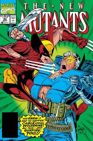 New Mutants #93 cover