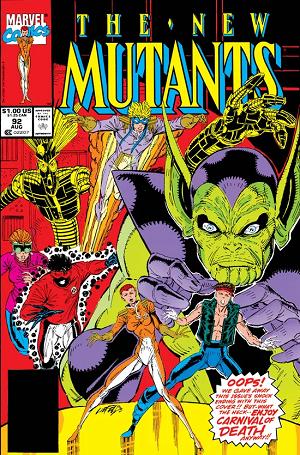 New Mutants #92 cover
