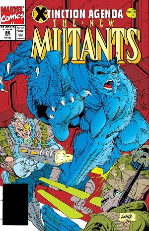 New Mutants #96 cover