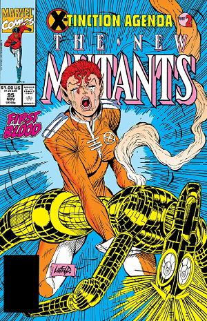 New Mutants #95 cover