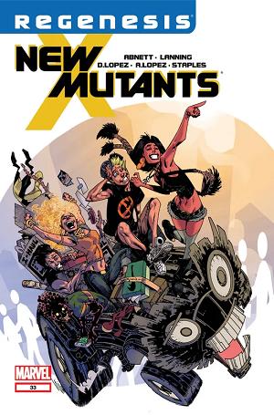 New Mutants #33 cover