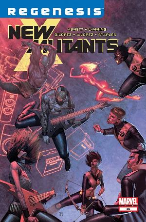 New Mutants #36 cover