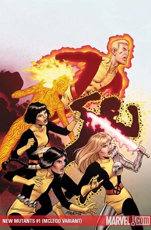 New Mutants #1 Bob McLeod Variant [1:25] cover