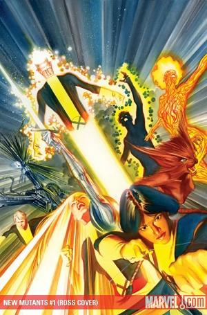 New Mutants #1 Alex Ross Variant cover