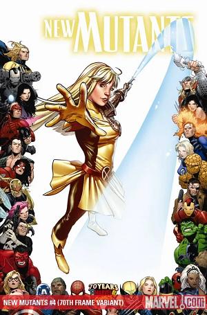 New Mutants #4 70TH FRAME VARIANT cover