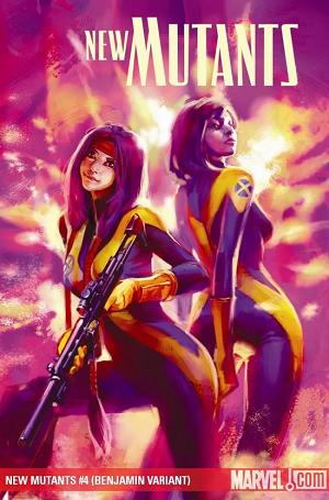 New Mutants #4 BENJAMIN VARIANT cover