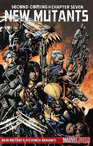 New Mutants #13 FINCH VARIANT cover