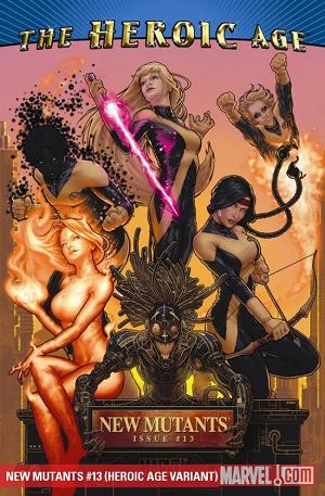 New Mutants #13 Heroic Age Variant cover