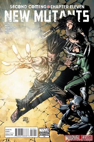 New Mutants #14 Finch X-Men Second Coming Variant cover