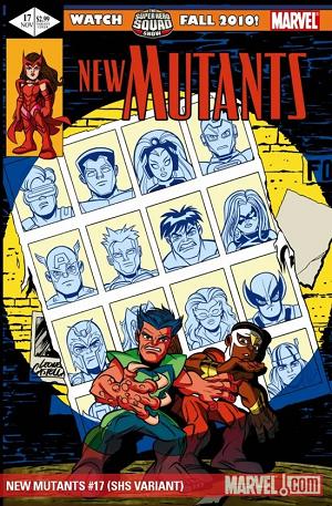New Mutants #17 SHS VARIANT cover