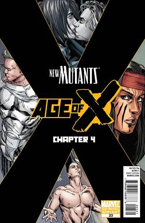New Mutants #23 2Nd Printing Variant cover