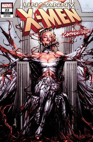 Uncanny X-Men #22 Jay Anacleto 'Carnage-ized' cover