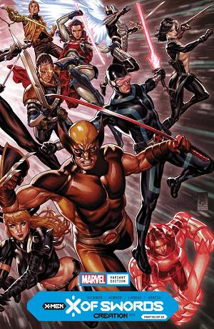 X Of Swords: Creation #1 Mark Brooks Wraparound Cover cover