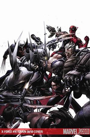 X-Force #16 Clayton Crain Variant cover